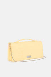 CARTERA DE MANO ELBA AMARILLA