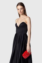 FLORES VESTIDO NEGRO