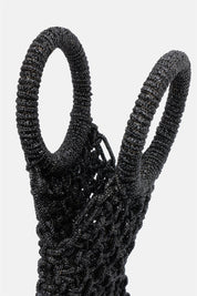 Maronti – handbag nera | TWENTYFOURHAITCH – dettaglio