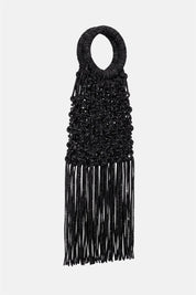 Maronti – handbag nera | TWENTYFOURHAITCH – vista laterale
