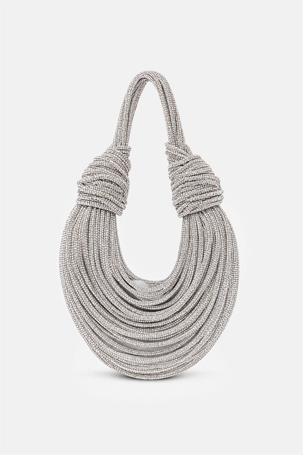 Tome – handbag argento | TWENTYFOURHAITCH – vista frontale