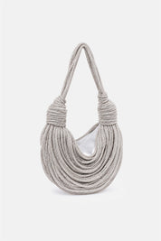 Tome – handbag argento | TWENTYFOURHAITCH – vista laterale