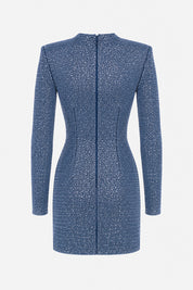 KELOS BLU DENIM CRYSTAL – vista posteriore
