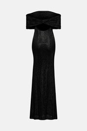 VESTIDO LARGO KEY NEGRO