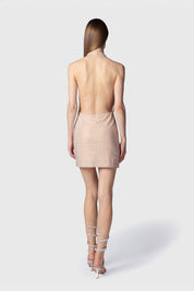 MINIVESTIDO LIPE NUDE-CRISTAL