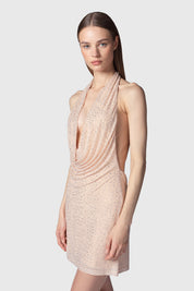 MINIVESTIDO LIPE NUDE-CRISTAL