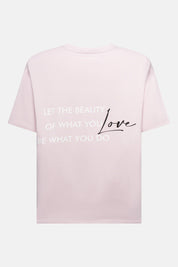 CAMISETA LOVE ROSA