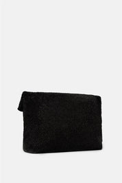 Dunham – maxi pouch nera | TWENTYFOURHAITCH – vista laterale