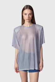 CAMISETA MENDES PLATEADO