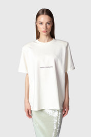 CAMISETA PALMERAS CREMA