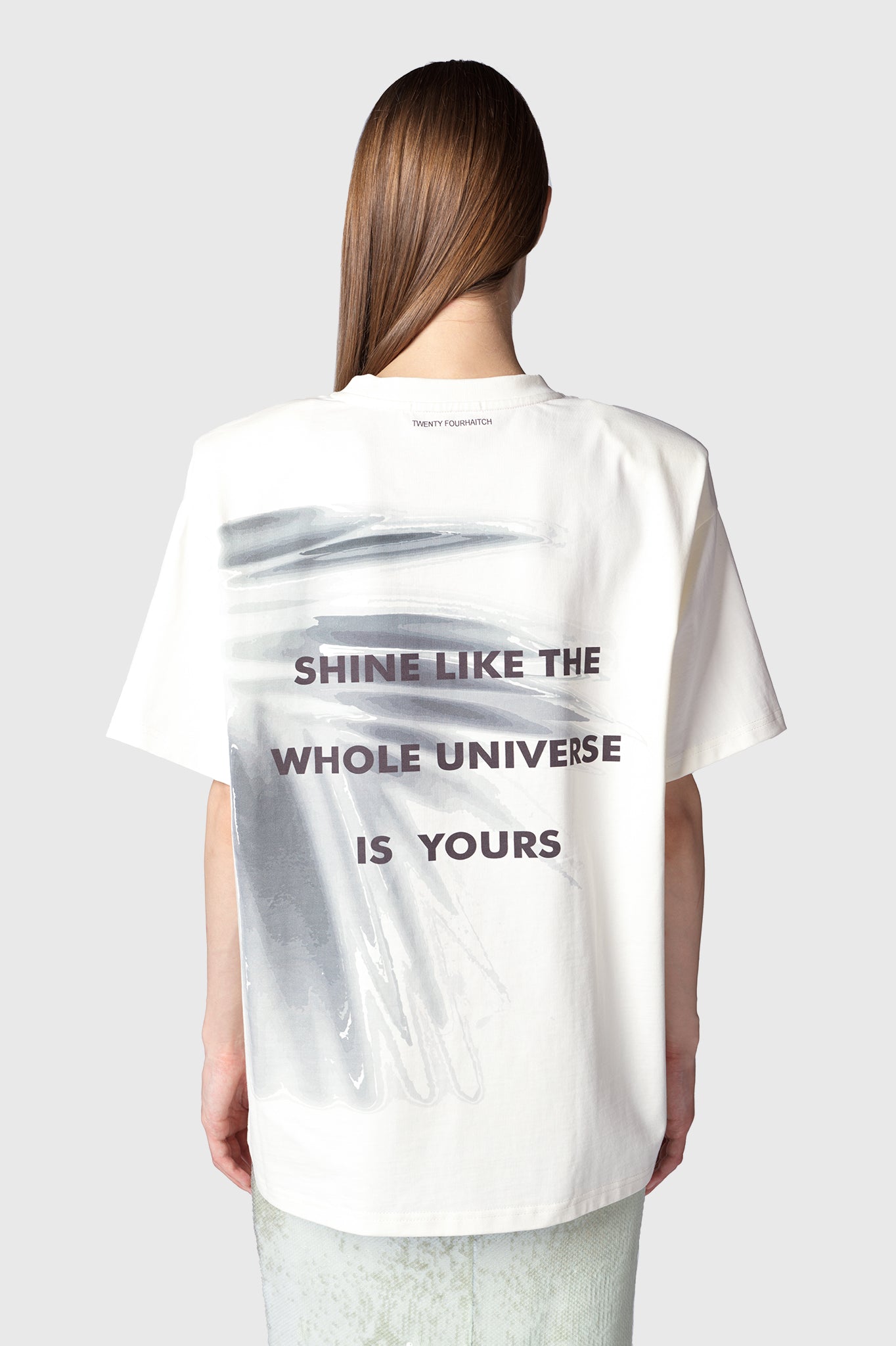 CAMISETA PALMERAS CREMA