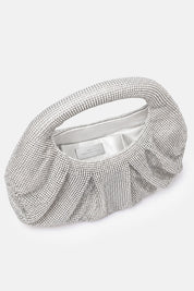 Joan – mini handbag argento | TWENTYFOURHAITCH – dettaglio