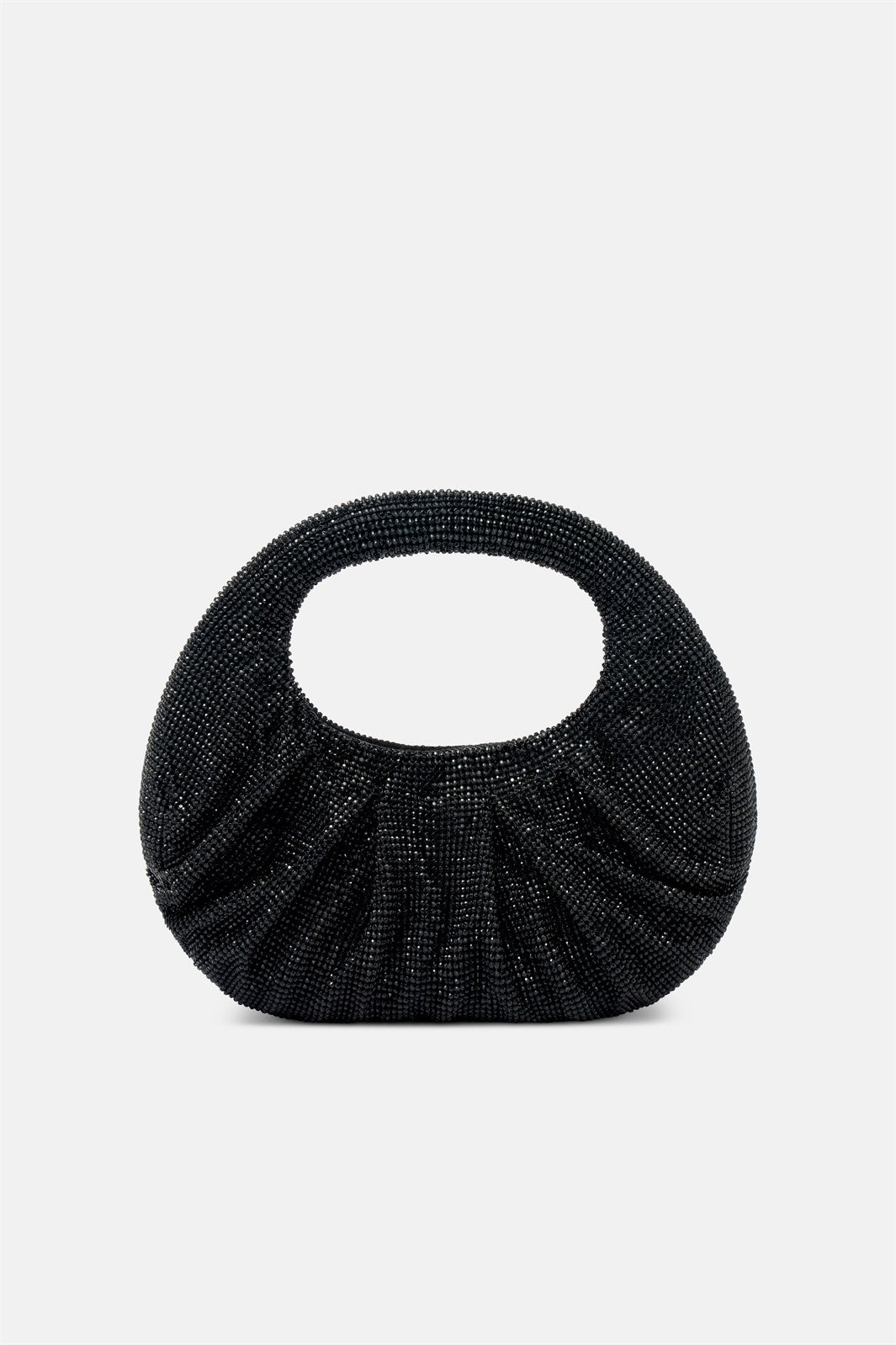 Joan – mini handbag nera | TWENTYFOURHAITCH – vista frontale