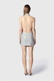 VESTIDO MINI PLATA KUTA