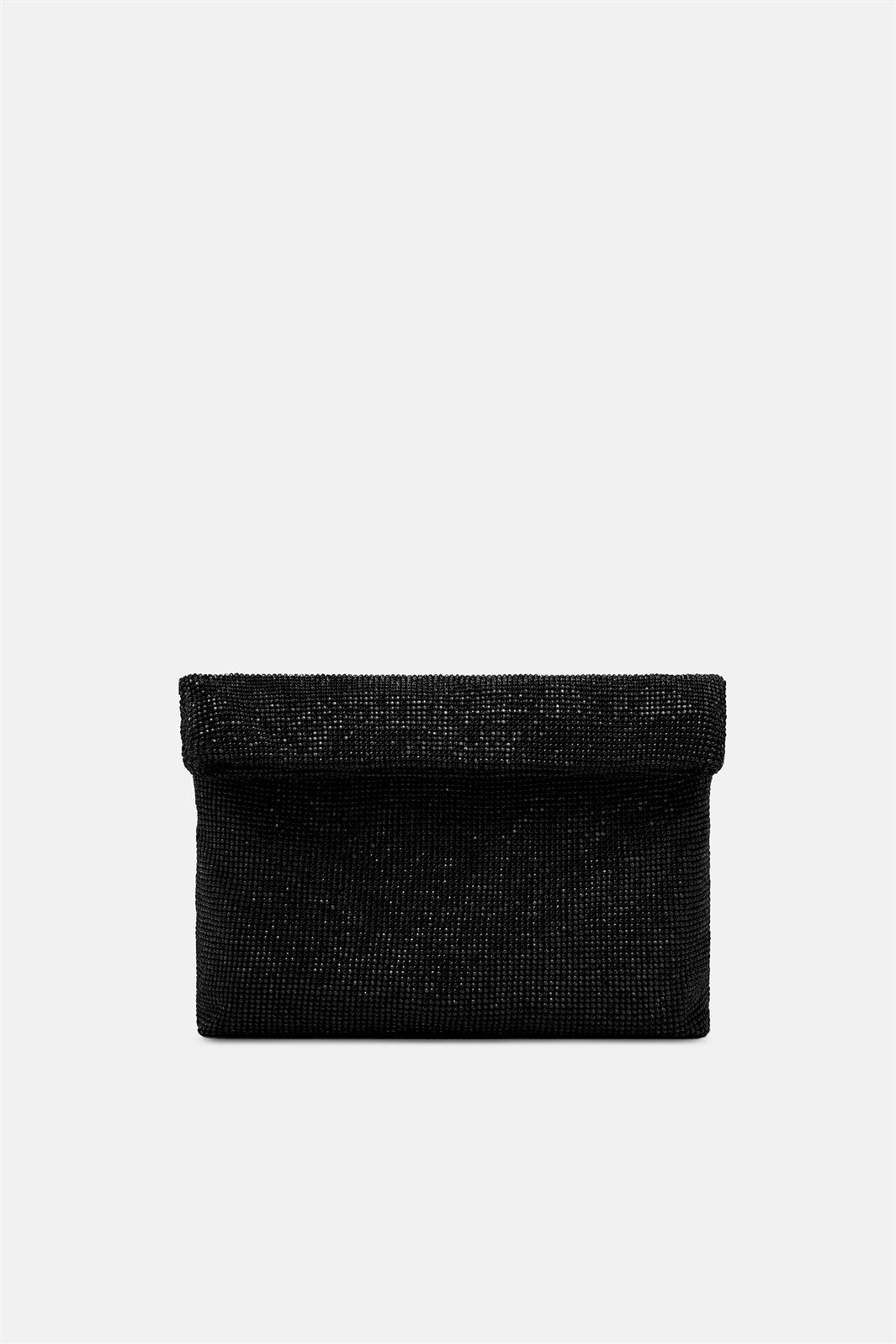 Varadero – mini pochette nera | TWENTYFOURHAITCH – vista frontale