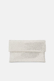 BOLSO DE MANO MORNA PLATA