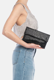 BOLSO DE MANO MORNA NEGRO