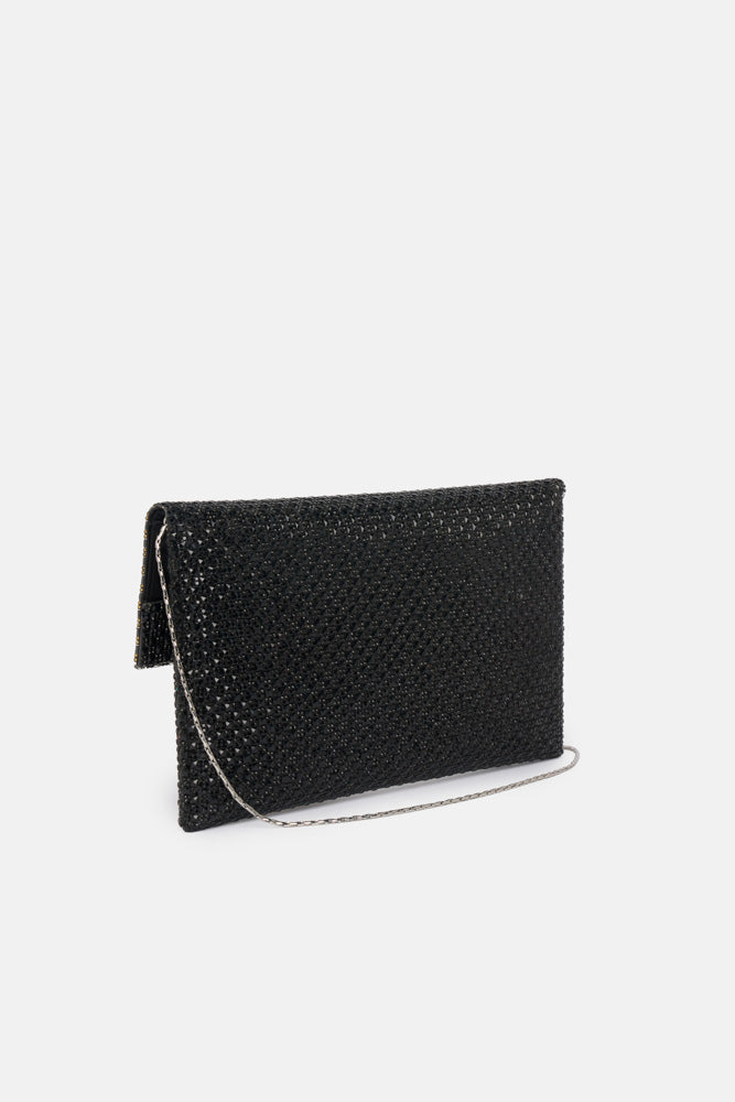 BOLSO DE MANO MORNA NEGRO