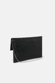 BOLSO DE MANO MORNA NEGRO