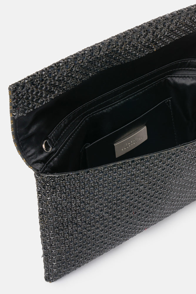 BOLSO DE MANO MORNA NEGRO