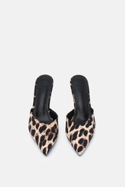 Noera – mules animalier | TWENTYFOURHAITCH – vista frontale