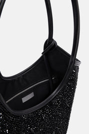 Nela – maxi bag nera | TWENTYFOURHAITCH – dettaglio