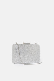 BOLSO DE MANO NÍGER PLATEADO