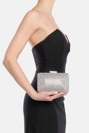 BOLSO DE MANO NÍGER PLATEADO