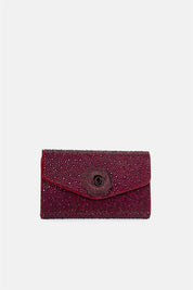 Asilea – pochette bordeaux | TWENTYFOURHAITCH – vista frontale