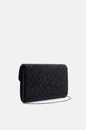 Asilea – pochette nera | TWENTYFOURHAITCH – vista laterale