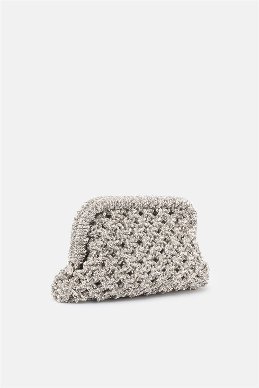 Kaira – pochette argento | TWENTYFOURHAITCH – vista laterale