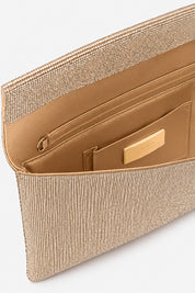 Kasira – pochette oro | TWENTYFOURHAITCH – dettaglio