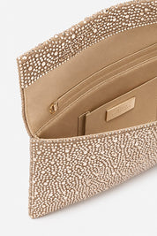 Carena – pochette strass oro | TWENTYFOURHAITCH – dettaglio