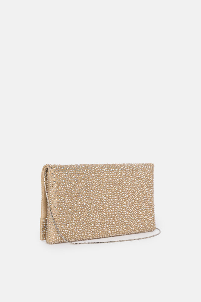 BOLSO DE MANO SIRIA ORO