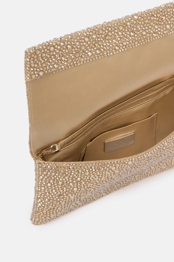 BOLSO DE MANO SIRIA ORO