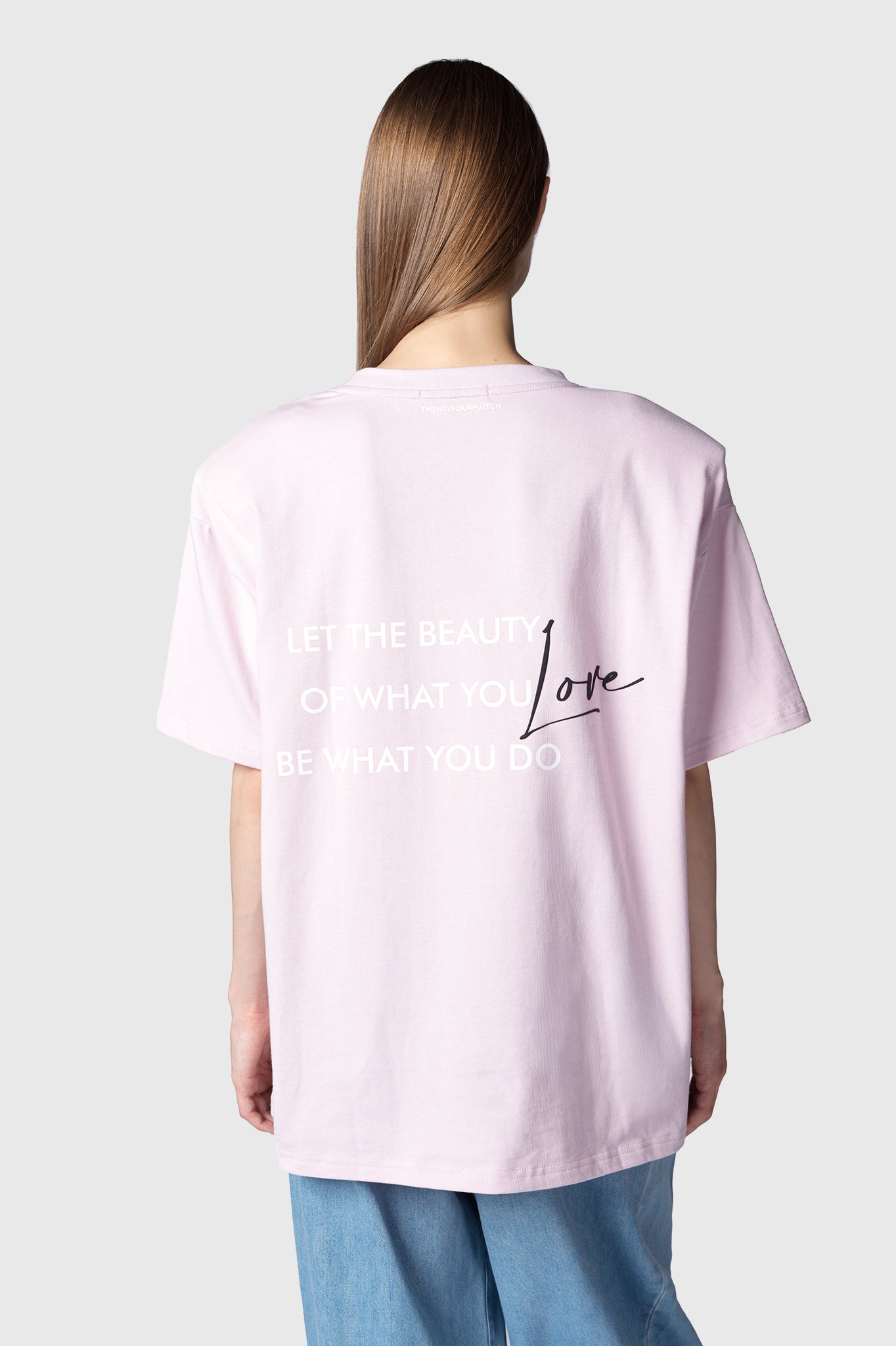 CAMISETA LOVE ROSA
