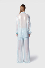 CAMISA YUAN CELESTE