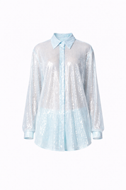 CAMISA YUAN CELESTE